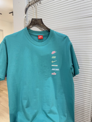 Nike Classic Logo White T-Shirt Red Print view 5
