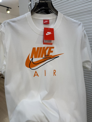 Nike Classic Logo White T-Shirt Red Print view 7