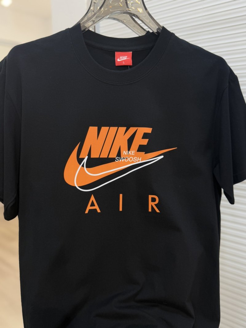Nike Classic Logo White T-Shirt Red Print view
