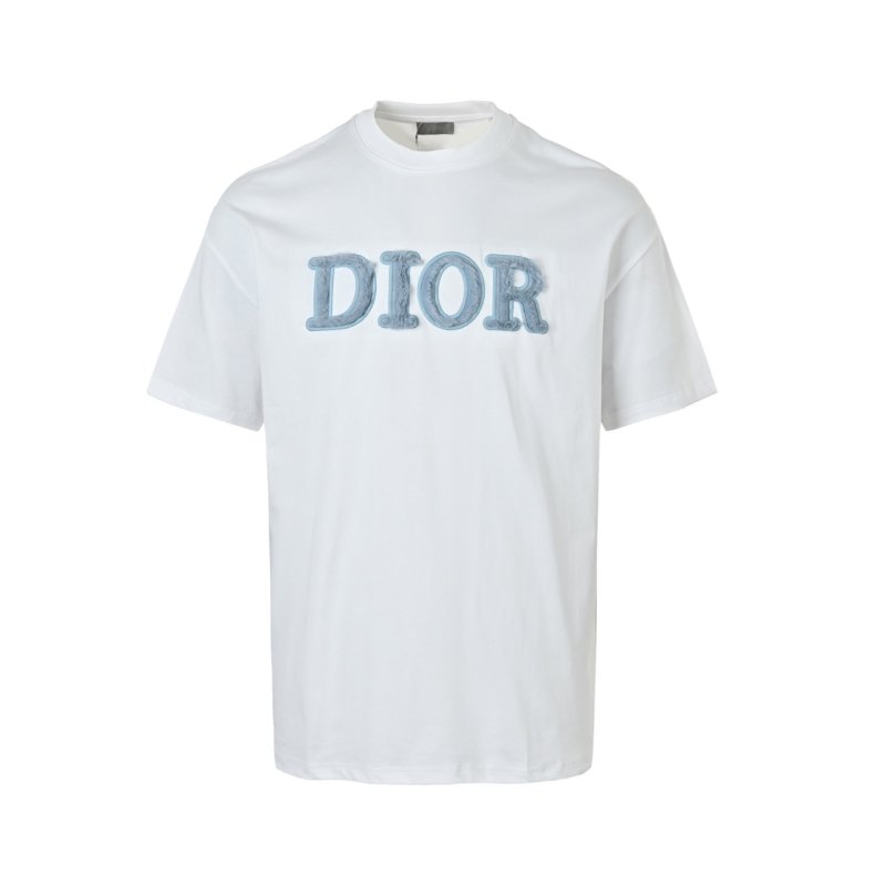 Dior White Logo Short Sleeve T-Shirt view