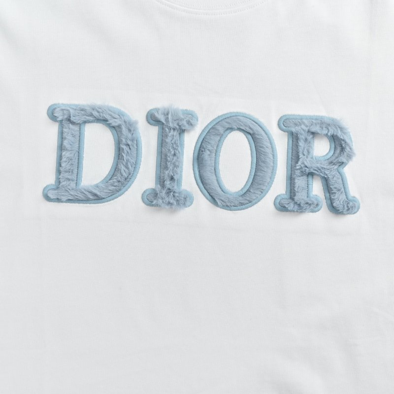 Dior White Logo Short Sleeve T-Shirt view