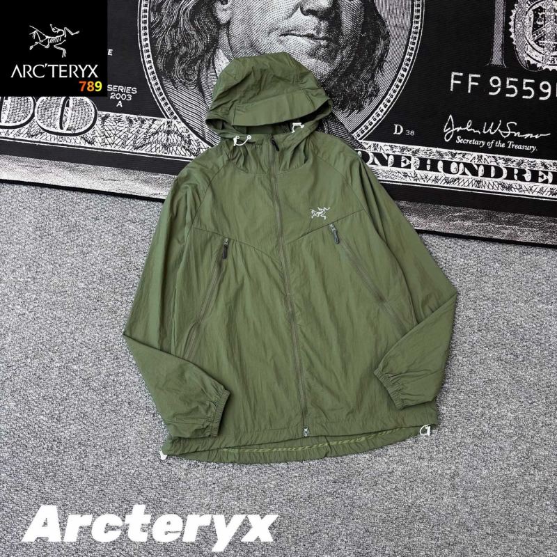 Arc'teryx Lightweight Hooded Sun Protection Jacket - Cream view