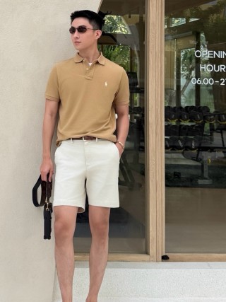Ralph Lauren Polo Shirt Tan view 2