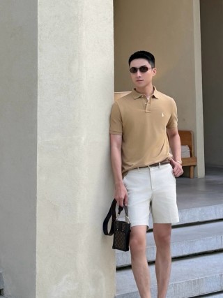 Ralph Lauren Polo Shirt Tan view 4