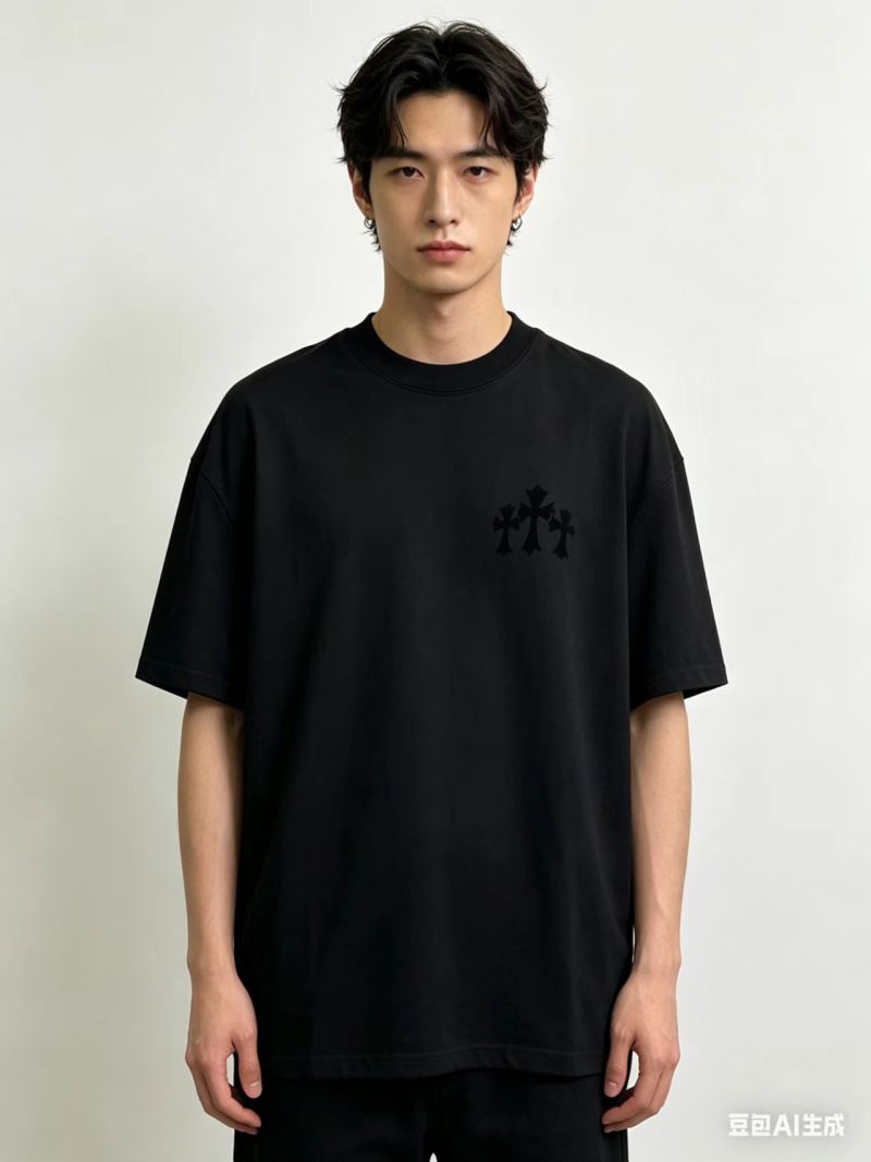 Chrome Hearts Black Cross T-Shirt