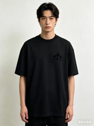 Chrome Hearts Black Cross T-Shirt
