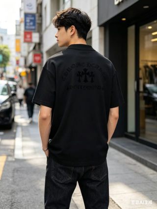 Chrome Hearts Black Cross T-Shirt view 6