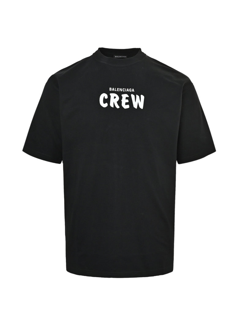 Balenciaga Crew Black T-Shirt view