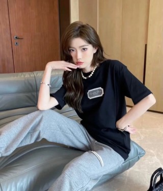 Chrome Hearts Navy Short Sleeve T-Shirt view 3