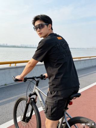 Stone Island Black Graphic Print T-Shirt