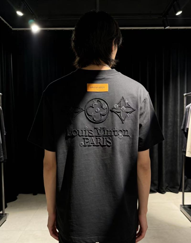 Stone Island Black Graphic Print T-Shirt view