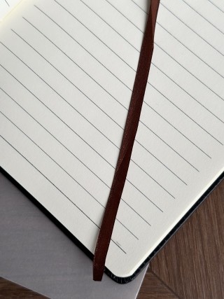 Versace Medusa Gold Foil Black Leather Notebook view 9