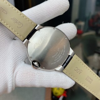 Cartier Ballon Bleu 42mm Automatic Watch Silver view 7