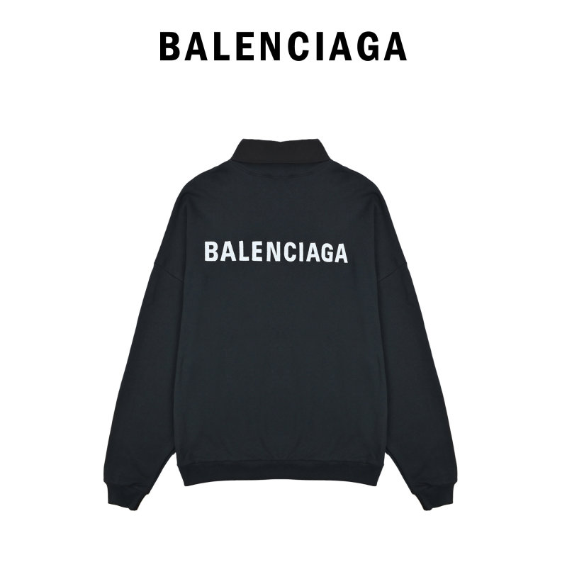Balenciaga Black Logo Hoodie view