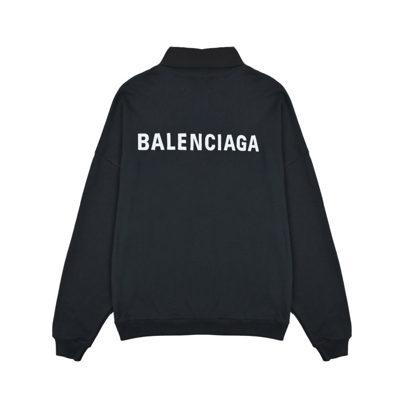 Balenciaga Black Logo Hoodie view