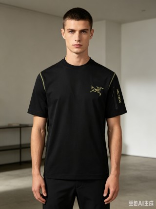 Arc'teryx Black Gold Bird T-Shirt view 7