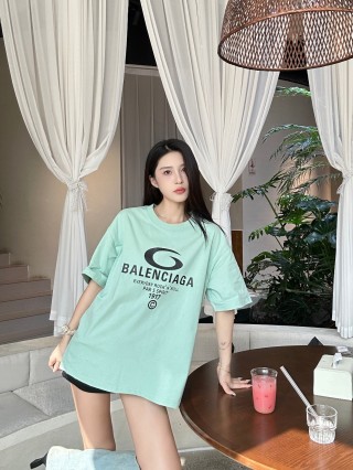Balenciaga Everyday Rock N Roll Mint Green T-Shirt view 4