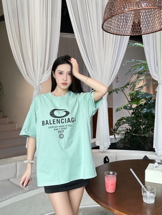 Balenciaga Everyday Rock N Roll Mint Green T-Shirt view 7