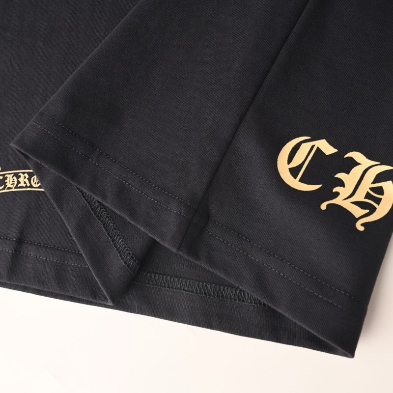 Chrome Hearts Black Gold Zodiac Graphic T-Shirt view