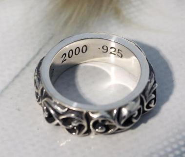 Chrome Hearts Vine Eternal Heart Silver Ring view 4