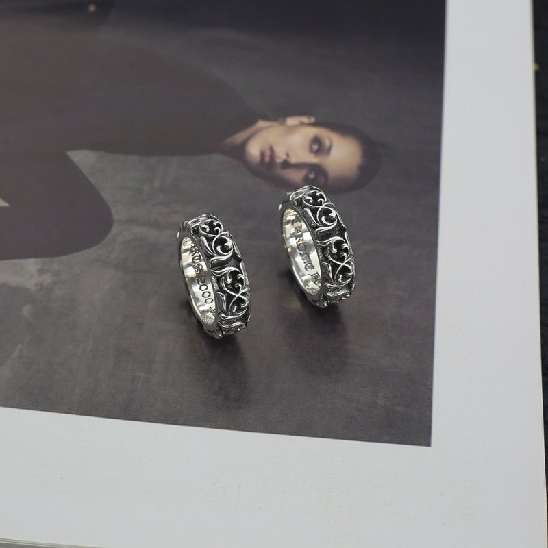 Chrome Hearts Vine Eternal Heart Silver Ring view