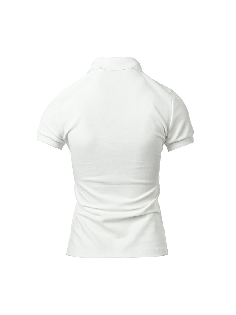 Ralph Lauren Women's White Short-Sleeve Polo Shirt view