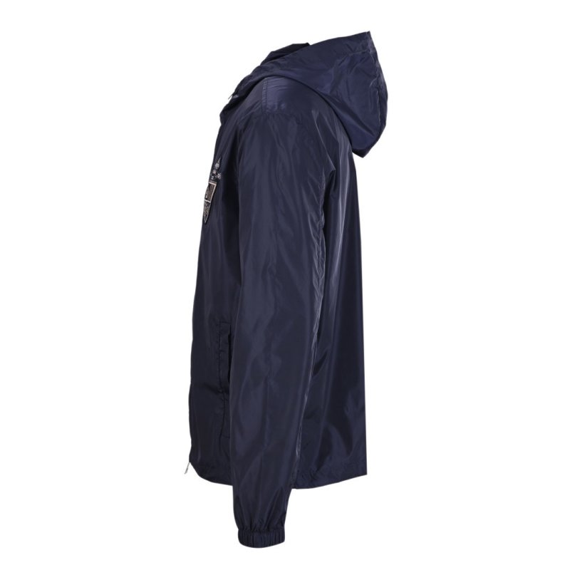 Burberry Navy Hooded Windbreaker Jacket view
