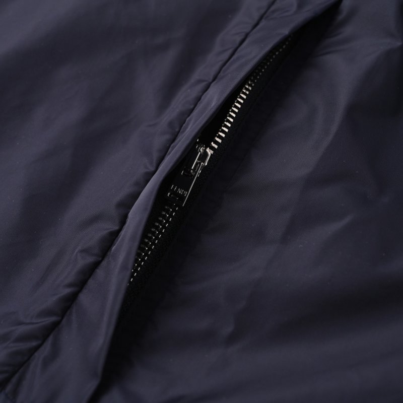 Burberry Navy Hooded Windbreaker Jacket view
