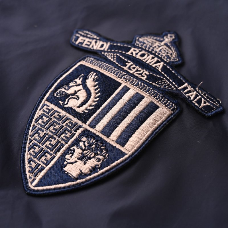Burberry Navy Hooded Windbreaker Jacket view