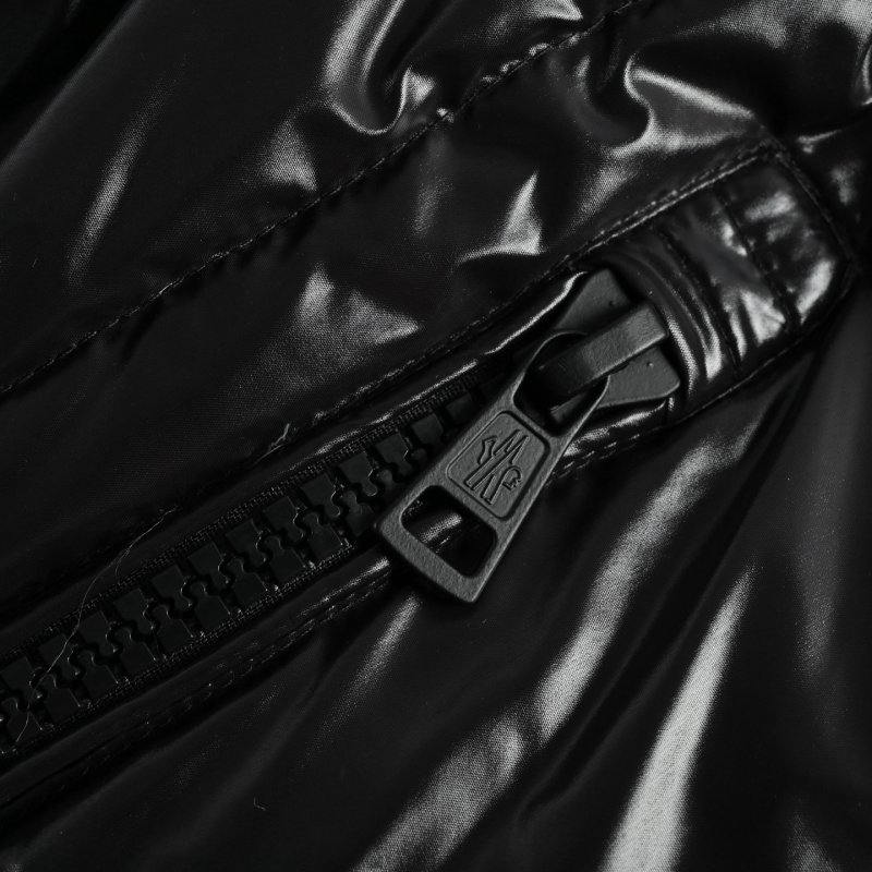 Black & Tan Reversible Down Puffer Jacket view