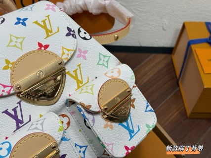 Louis Vuitton Multicolor Monogram White Backpack 20x22cm view 4