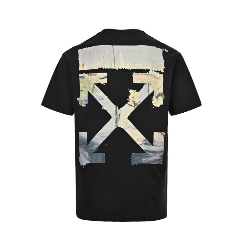 Black Graphic Print Short Sleeve T-Shirt view