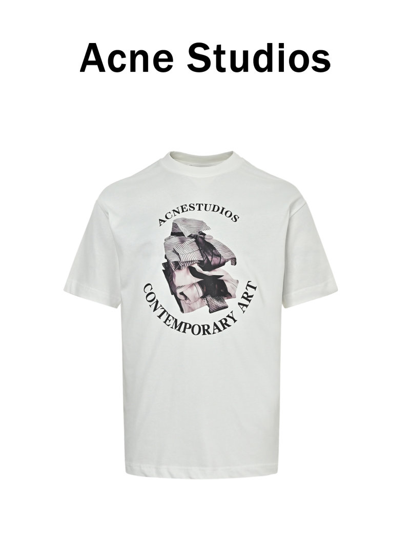 Cream Graphic Print Short Sleeve T-Shirt view