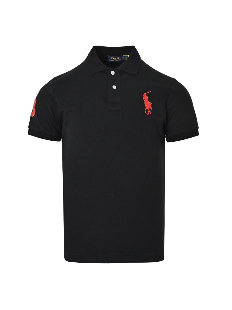 Polo Ralph Lauren Big Pony Polo Shirt Black Red view