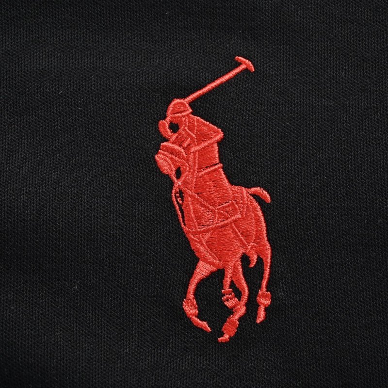 Polo Ralph Lauren Big Pony Polo Shirt Black Red view