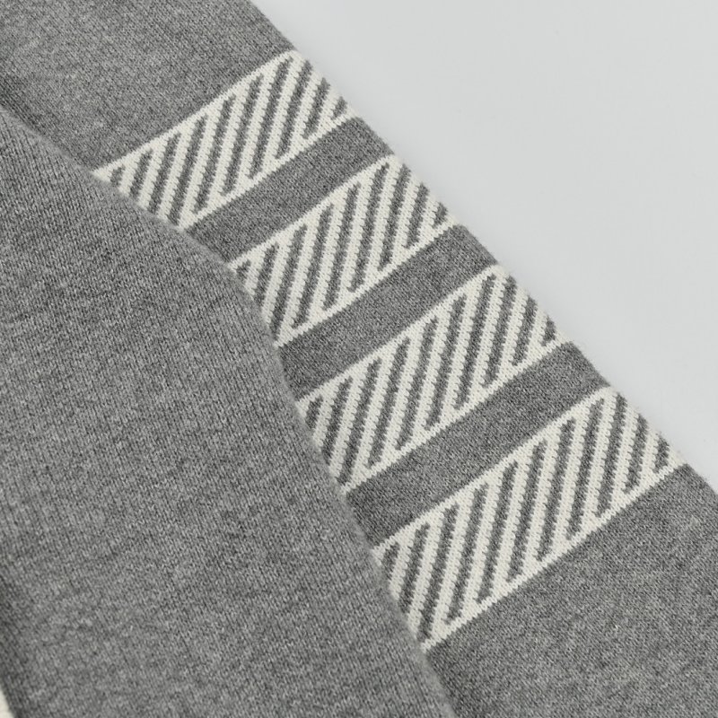 Thom Browne Grey Anchor Cardigan Sweater view
