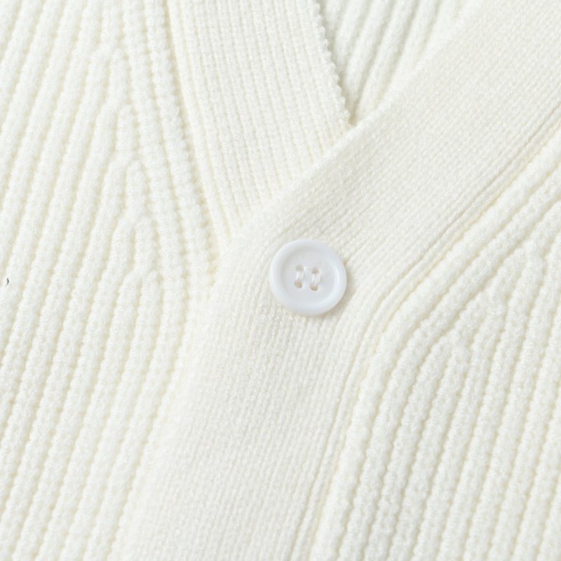 Balenciaga Cream Wool Blend Oversized Cardigan view