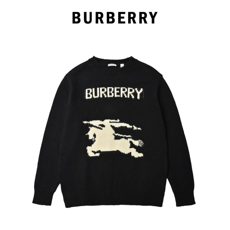 Burberry Black Horse Logo Knit Sweater view