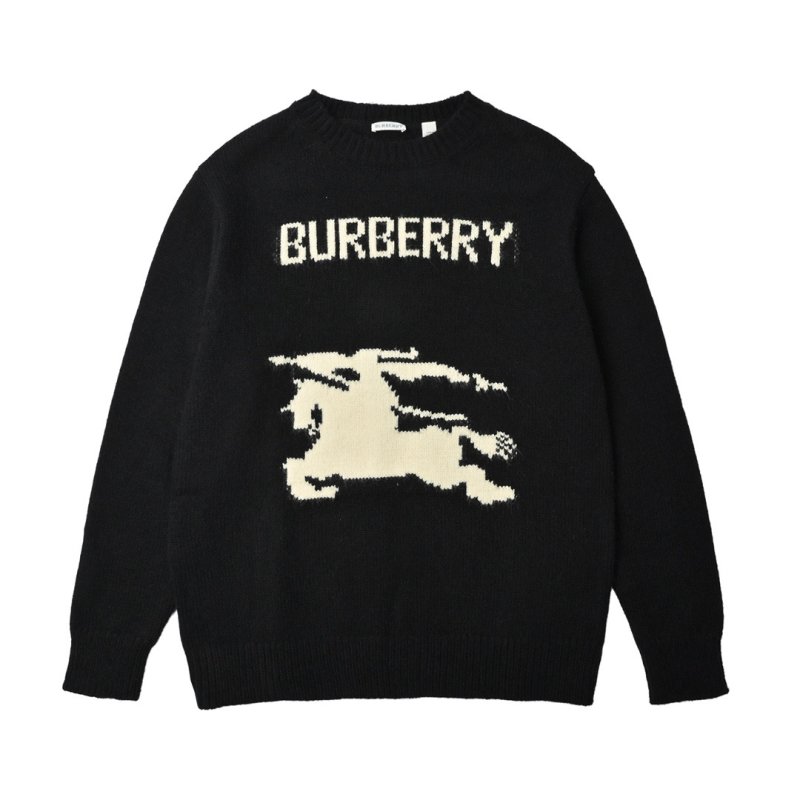 Burberry Black Horse Logo Knit Sweater view