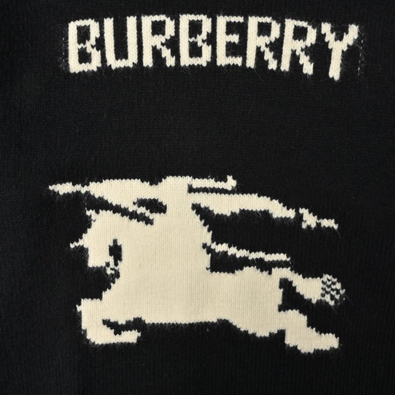 Burberry Black Horse Logo Knit Sweater view