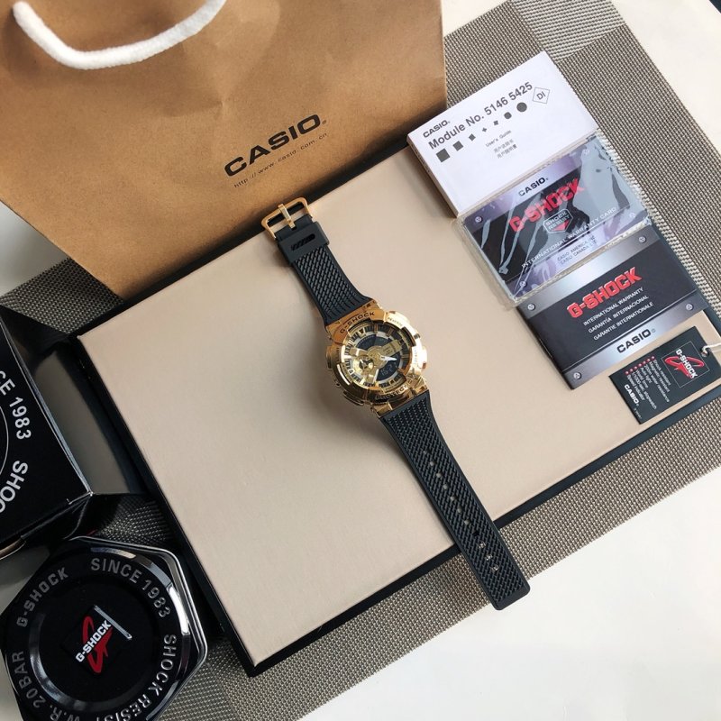 Casio G-Shock GM-110 Gold Black Steel Limited Edition