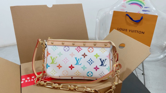 Louis Vuitton Monogram Multicolor Pochette Crossbody Bag