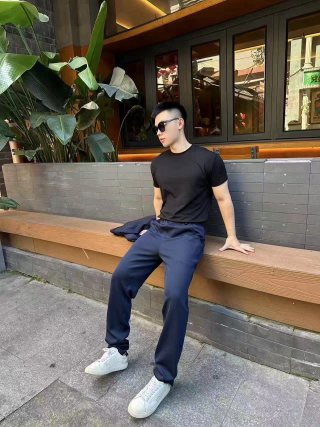 Stone Island Navy Zip Tracksuit view 5