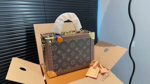 Louis Vuitton Monogram Trunk Bag Brown