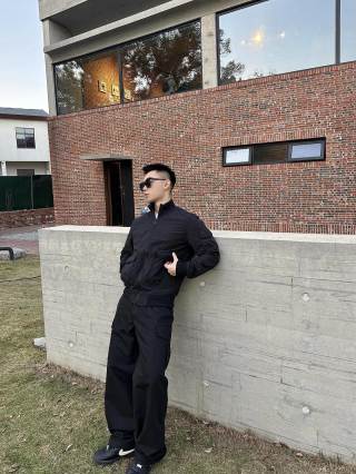 Black Cargo Pants with Utility Pockets view 5