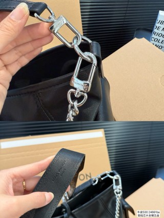 Louis Vuitton Carryall Black Leather Shoulder Bag view 8