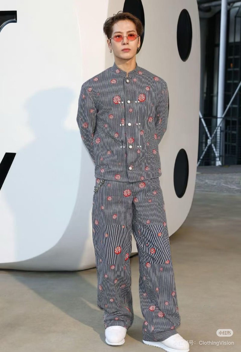 Floral Striped Shirt & Pants Co-ord Set - Grey