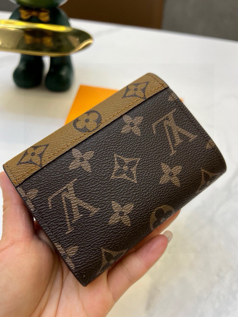 Louis Vuitton Victorine Monogram Canvas Wallet - Brown view
