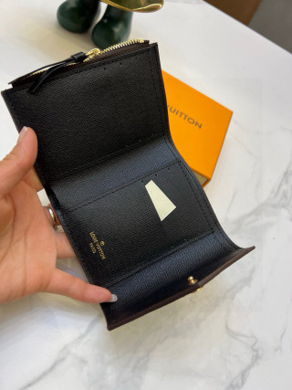 Louis Vuitton Victorine Monogram Canvas Wallet - Brown view 5