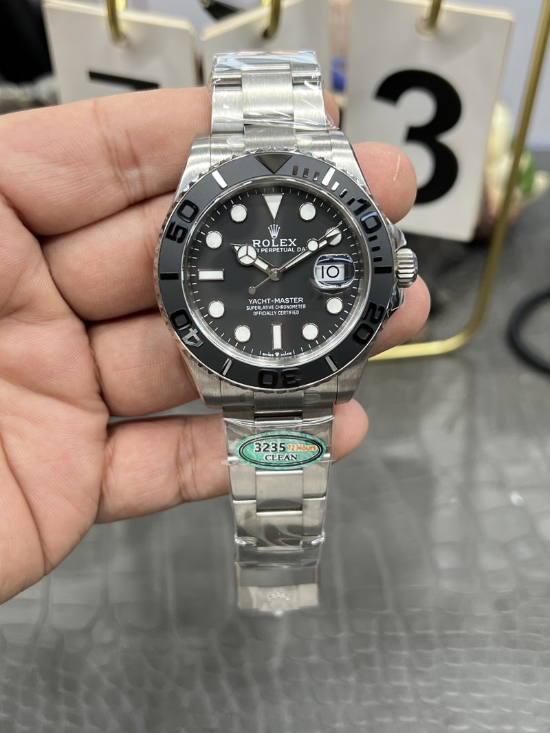 Rolex Yacht-Master 42mm Steel Black Dial Watch